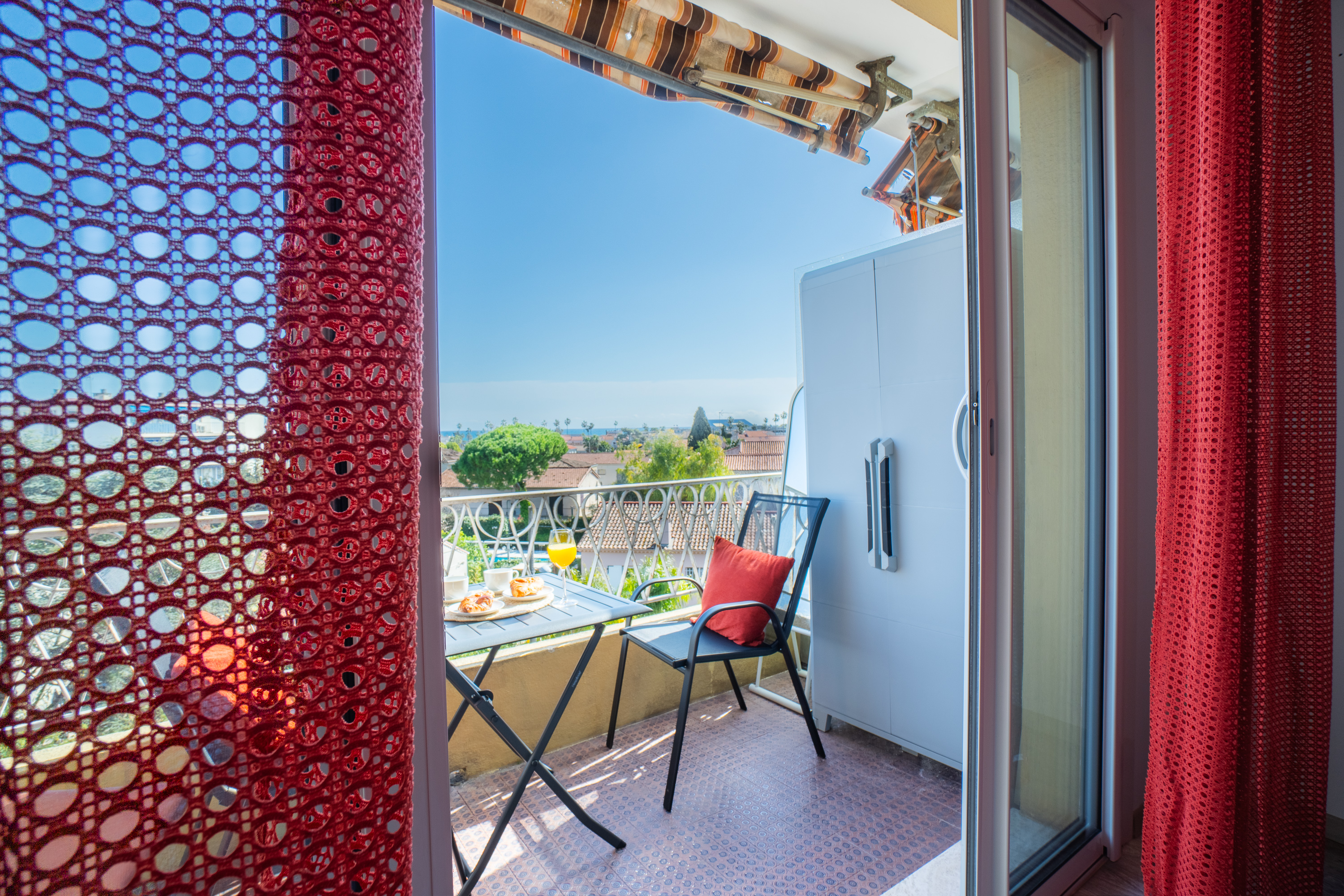 Terrasse privée vue méditerranée Maison Ayke